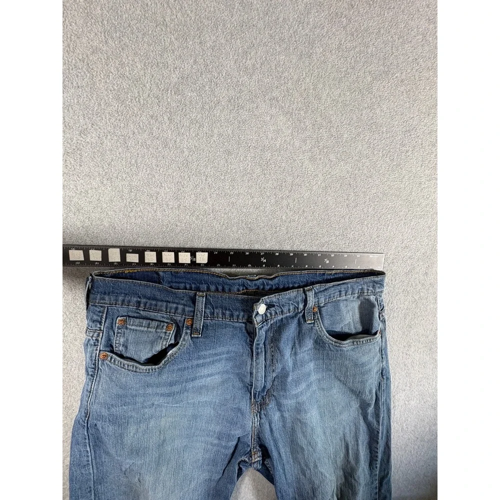 Levis 569 Loose Straight Jeans Men 38x30 Blue Faded Relaxed Y2K Western Workwear
